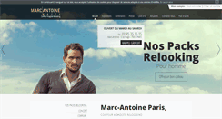 Desktop Screenshot of marcantoineparis.com